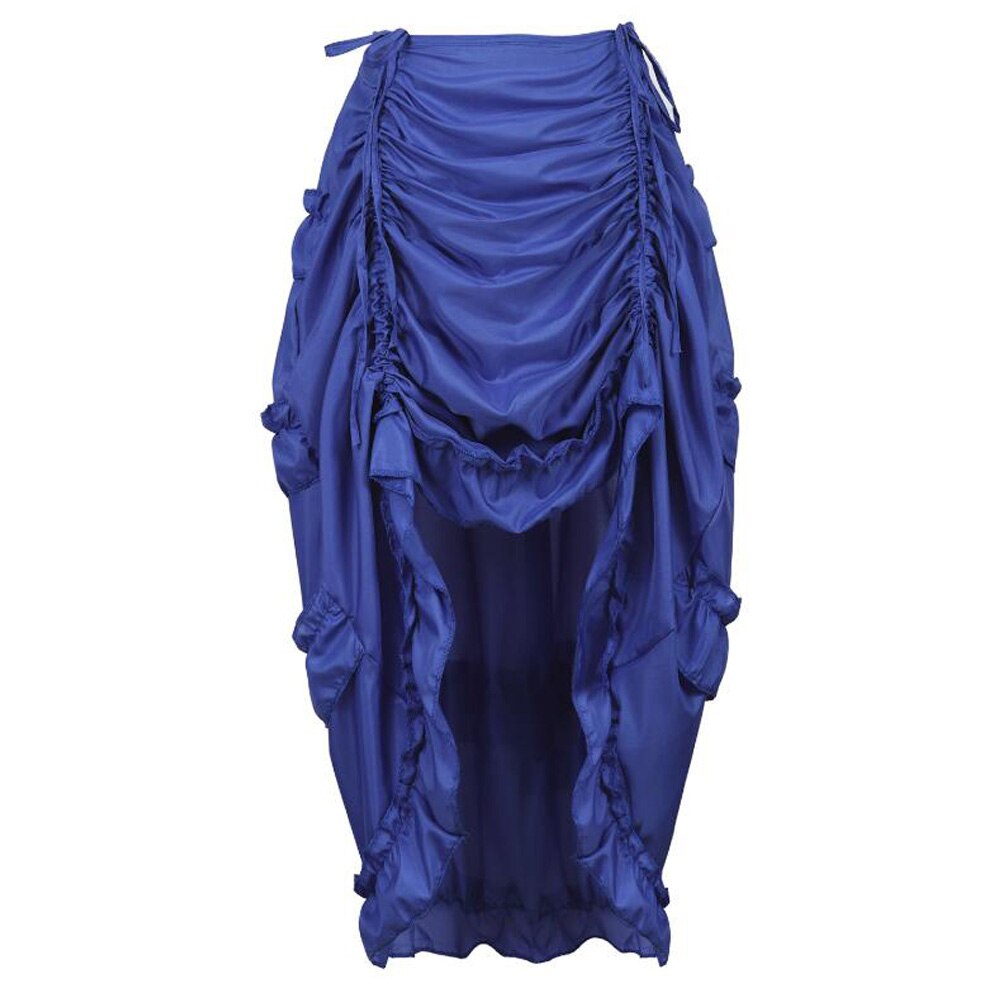 Medieval Woman Vintage Gothic Pirate Halloween Costume Renaissance Steampunk High Waist Skirt