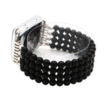 Fashion Jewelry Watch Strap for Iwatch 5 4 3 Bracelet Bead String Wristband Replacement Apple Watchband Women Girl Wriststrap