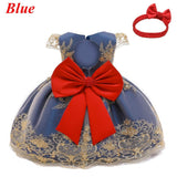 Baby Girls Christmas Dress 3 6 9 12 18 24 Months Toddler Newborn Lace Princess Dress