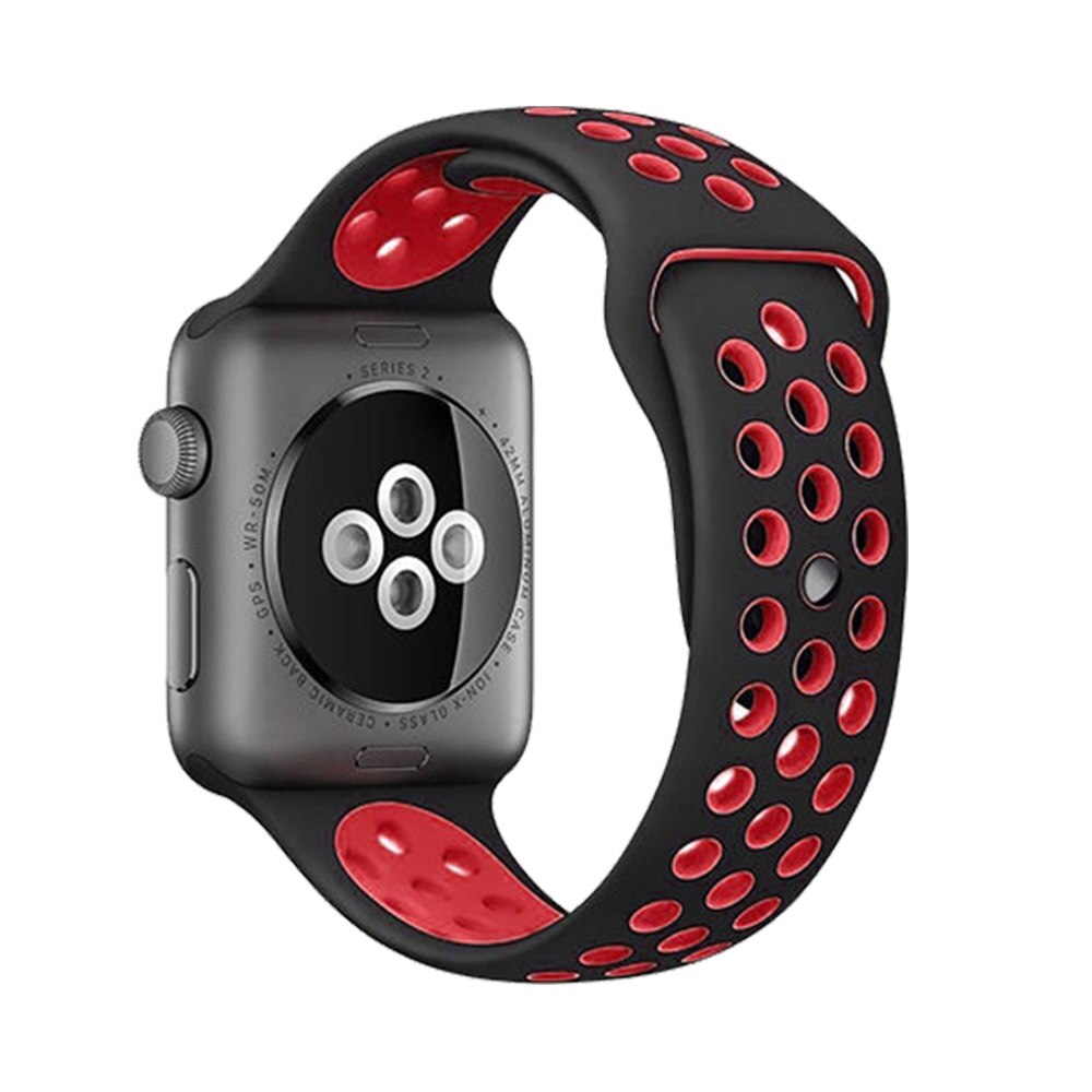 Band for Apple Watch 5 4 3 2 1 42MM 38MM soft Breathable strap Silicone Sports bands for Nike+ Iwatch series 5 4 3 40mm 44mm