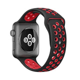 Band for Apple Watch 5 4 3 2 1 42MM 38MM soft Breathable strap Silicone Sports bands for Nike+ Iwatch series 5 4 3 40mm 44mm