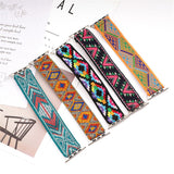Bohemia Elastic Nylon Watch Strap for Apple Watch Band 42mm 44mm 38mm 40mm Scrunchie Solo Loop Bracelet for iwatch 6 SE 5 4 3