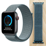 High Quality Nylon Sport Loop Replacment for Apple Watch band 44mm Series 5 4 3 2 1 Breathable Woven Strap 42mm iwatch 40mm 38mm