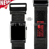 nylon sport watch band for Apple watch 6 se 5 4 40mm 44mm loop strapwatchbands for iwatch 5 6 2 3 38mm 42mm bracelet wristbelt