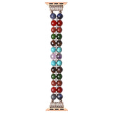 Bracelet For Apple Watch Se 44mm Strap Correa Woman Bling Pearl Beads Elastic Iwatch 3 Bands 38mm 40mm Wristband Accessories