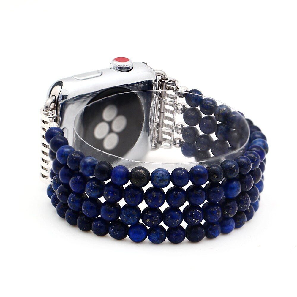 Fashion Jewelry Watch Strap for Iwatch 5 4 3 Bracelet Bead String Wristband Replacement Apple Watchband Women Girl Wriststrap