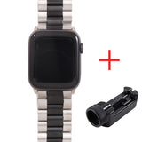 Band For Apple Watch 4 5 44mm 40mm 42mm 38mm 1/2/3 Metal Stainless Steel Bracelet Strap for iWatch Series Accessories