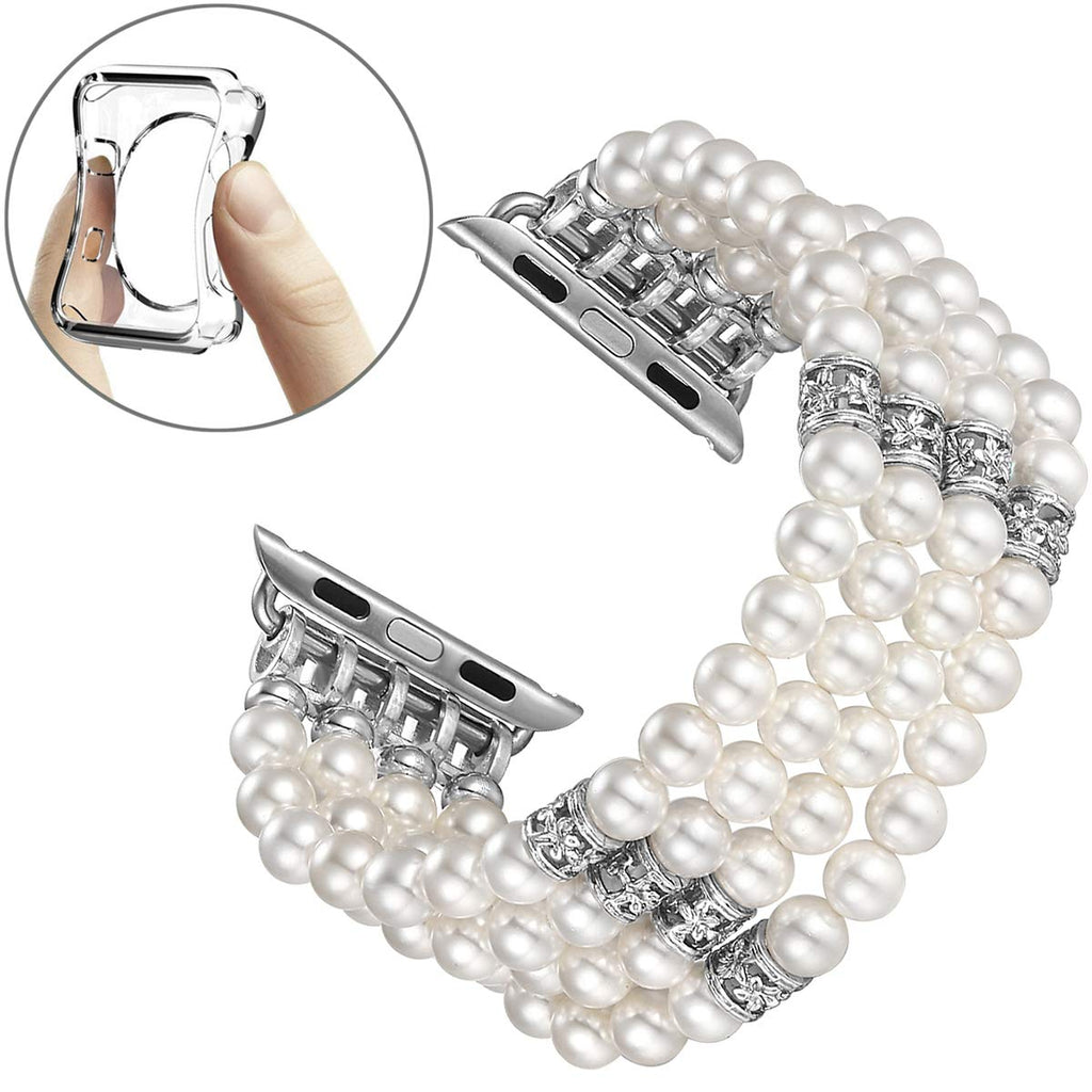 jewelry watch strap + case for Apple Watch bracelet