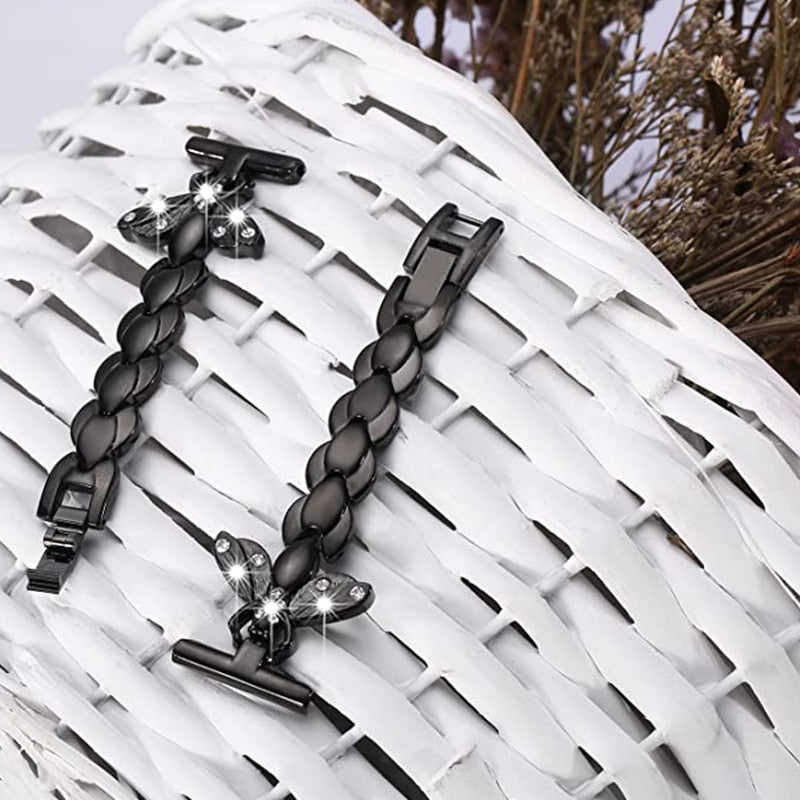 Women Jewelry Metal Strap for Apple Watch Band 6 44mm 40mm 38mm 42mm Bee Diamond Belt for iWatch Bands Serie SE 6 5 4 3 Bracelet
