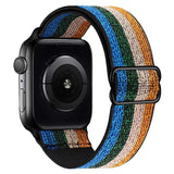 Scrunchie Strap for Apple watch band 44mm 40mm 38mm 42mm Adjustable Elastic Nylon solo Loop bracelet iWatch series 3 4 5 6 se