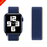Nylon Loop Strap For Apple Watch 6/SE/5/4 42MM 44MM Band Replacement Wristband For iwatch 3/2/1 38MM 40MM Bracelet Accessories