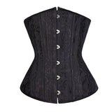 Women Gothic Sexy Underbust Corset 26 Steel Boned Waist Cincher Slimming Body Shaper Corsets Bustiers Lingerie Top Plus Size