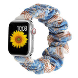 Scrunchie Strap for Apple watch band 44mm 40mm iWatch 42/38mm Elastic Nylon Solo Loop smart bracelet applewatch serie 5 43 SE 6