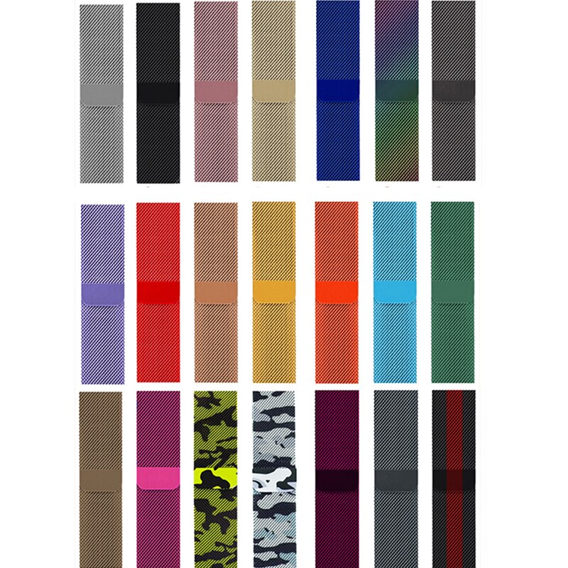 Band For Apple Watch 5 4 40MM 44MM Bracelet Stainless Steel Milanese Loop strap for iwatch series 3 2 38MM 42MM accessories