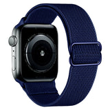 Adjustable Elastic Nylon solo Loop Strap for Apple watch band 44mm 40mm 38mm 42mm Scrunchie bracelet iWatch series 3 4 5 6 se