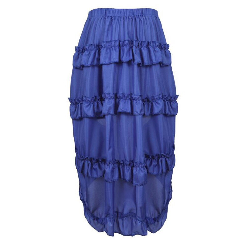 Medieval Woman Vintage Gothic Pirate Halloween Costume Renaissance Steampunk High Waist Skirt