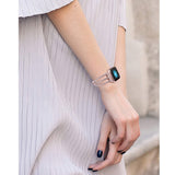 New Women Diamond Watch Band for Apple Watch 38mm 42mm 40mm 44mm iWatch Series 5 4 3 Stainless Steel strap Sport Bracelet