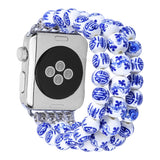 Bling Dressy Bands for Apple Watch 38mm 42mm Band Ceramic Beaded Watchband for iWatch Series 3/ Series 2 Bracelet for Woman Girl