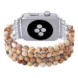 Fashion Jewelry Watch Strap for Iwatch 5 4 3 Bracelet Bead String Wristband Replacement Apple Watchband Women Girl Wriststrap