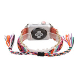 Fabric Braided Rope Strap for Apple Watch band 5 4 2 40/44mm 38/42mm nylon Adjustable Bracelet Band Watchband for iWatch 5/4/3/2