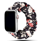 Scrunchie Strap for Apple watch band 44mm 40mm iWatch 42/38mm Elastic Nylon Solo Loop smart bracelet applewatch serie 5 43 SE 6