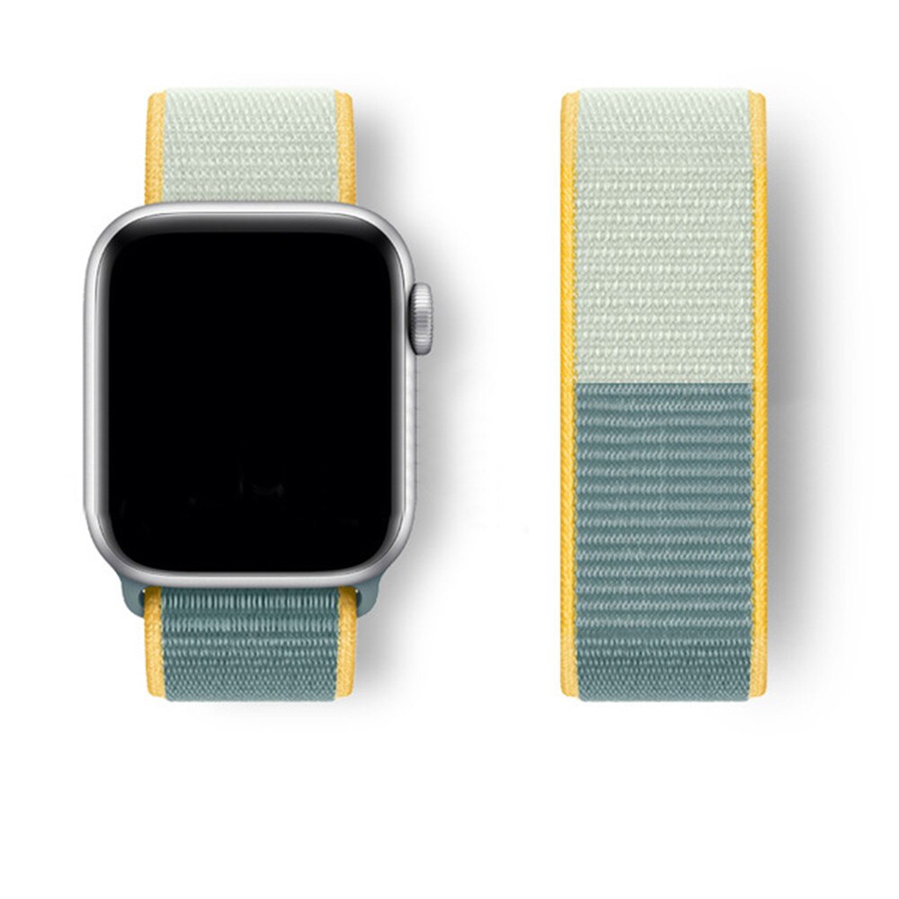 Nylon Loop Strap For Apple Watch 6/SE/5/4 42MM 44MM Band Replacement Wristband For iwatch 3/2/1 38MM 40MM Bracelet Accessories