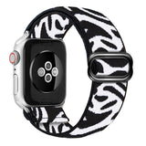 Soft and comfortable nylon Loop elastic buckle Apple watch band 38mm 42mm Series 6 SE 543 2 1 For iWatch Strap Nylon braid 44mm