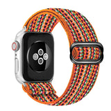 Bohemia Elastic Nylon Loop Band For Apple Watch 6 38mm 40mm 42mm 44mm Watch Adjustable Elastic Strap For Iwatch Series 6 5 4 3