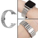 Luxury Diamond Strap for Apple Watch Band 6 44mm 40mm 38mm 42mm Stainless steel Bracelet for iWatch series SE 6 5 4 3 Wristbands
