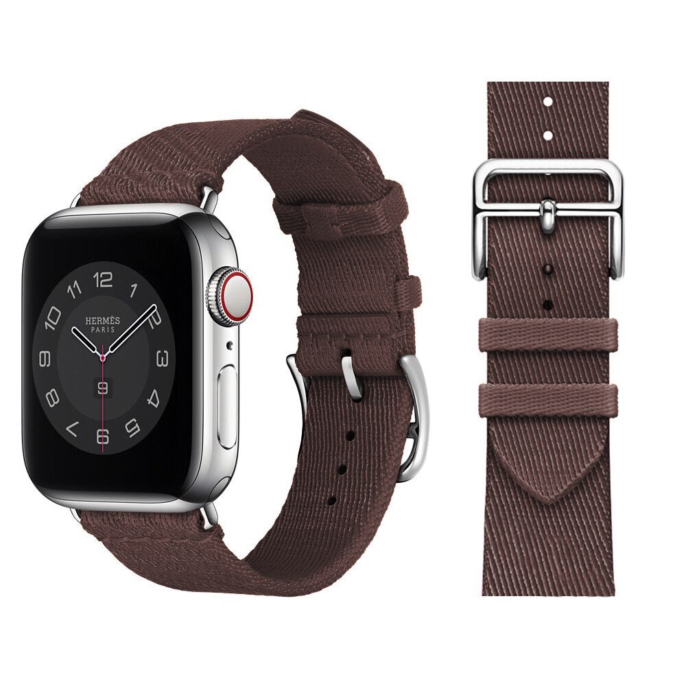 Nylon braid Jumping Single Tour Strap for iWatch 38mm 42mm sports band for Apple Watch 40mm 44mm bracelet 6 SE 5 4 321 Series