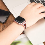 Stainless Steel Band For Apple Watch Diamond Resin Bracelet Strap