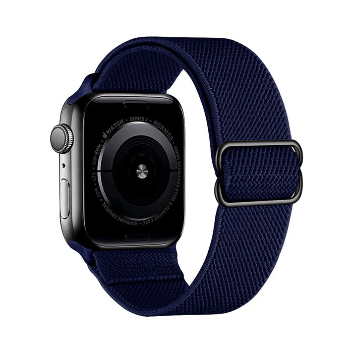 New Sport Solo Loop Band for Apple Watch Series 6 Se 5 4 3 Fabric Nylon Bracelet for IWatch 44mm 40mm 38mm 42mm Free Adjustment