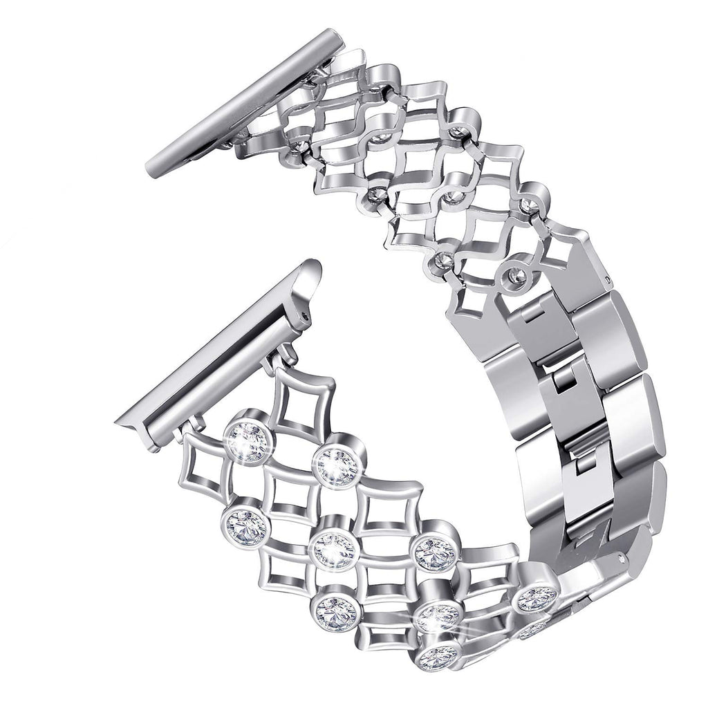 women Diamond watch Band for apple Watch 38mm 42mm 40mm 44mm Stainless Steel strap iwatch Series 5 4 3 2 1 Wrist band Bracelet