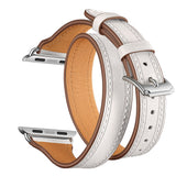 Band For Apple Watch Series 4 5 40mm 44mm Leather Soft Breathable Bracelet Strap Sports Loop for iwatch series 3/2/1 38mm 42mm