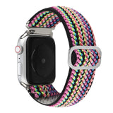 Nylon watch strap for Apple watch band 44mm 40mm 38mm 42mm adjustable nylon elastic strap For iwatch series 3 4 5 6 SE Bracelet