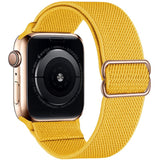 Scrunchie Strap for Apple watch band 38mm 40mm 41mm 42mm 44mm 45mm Adjustable Elastic Nylon solo Loop bracelet iWatch series 3 4 5 6 se