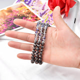 Bracelet For Apple Watch Se 44mm Strap Correa Woman Bling Pearl Beads Elastic Iwatch 3 Bands 38mm 40mm Wristband Accessories