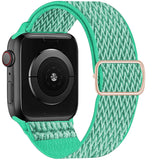 Nylon Strap for Apple watch band 44mm 40mm 38mm 42mm 44 mm Adjustable Elastic Sport solo Loop bracelet iWatch series 3 4 5 6 se