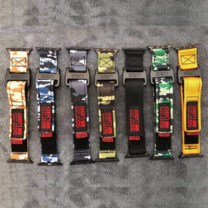 nylon sport watch band for Apple watch 6 se 5 4 40mm 44mm loop strapwatchbands for iwatch 5 6 2 3 38mm 42mm bracelet wristbelt