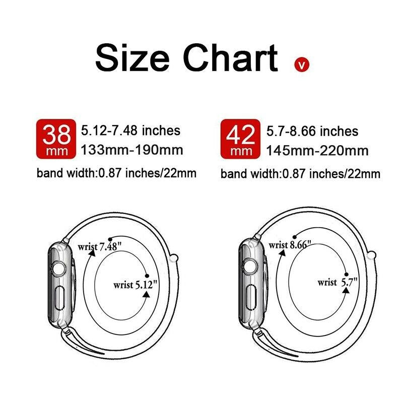 High Quality Nylon Sport Loop Replacment for Apple Watch band 44mm Series 5 4 3 2 1 Breathable Woven Strap 42mm iwatch 40mm 38mm