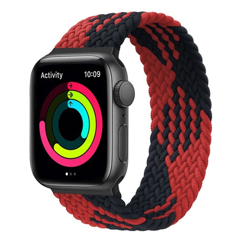 Solo Loop strap For Apple watch band 44mm 40mm iwatch band 42mm 38mm Elastic Braided nylon wristband apple watch 6/5/4/3/2/1/SE