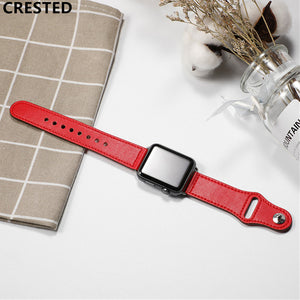 Leather Strap Pulseira Apple Watch Band Correa Bracelet Watchband