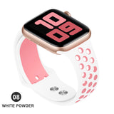 Band for Apple Watch 5 4 3 2 1 42MM 38MM soft Breathable strap Silicone Sports bands for Nike+ Iwatch series 5 4 3 40mm 44mm