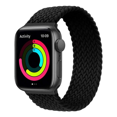 Solo Loop strap For Apple watch band 44mm 40mm iwatch band 42mm 38mm Elastic Braided nylon wristband apple watch 6/5/4/3/2/1/SE