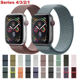 Velcro Sport Loop strap For Apple Watch bands 45mm 42mm 38mm iwatch series 7 6 5 4 3 2 44mm 41mm 40mm Accessorie Soft Nylon bracelet Replacement