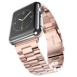 Stainless Steel Strap Wrist Band Replacement Durable Folding Metal Clasp for Apple Watch 44mm 40mm series 5 4 3 iwatch 38mm 42mm