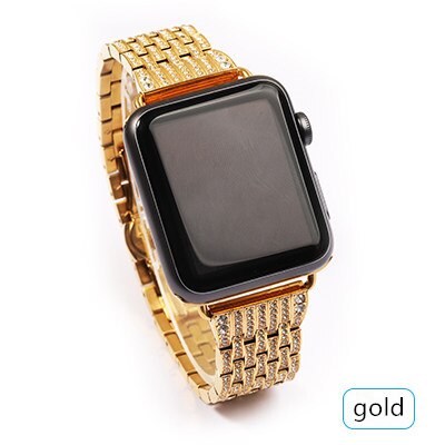 Bling strap for Apple watch band 40mm 44mm iWatch band 38mm 42mm Diamond stainless steel bracelet Apple watch series 6 5 4 3 se