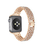 Diamond Strap For Apple Watch band 44mm 40mm 42mm 38mm Luxury watchband Stylish Crystal belt bracelet iWatch series 3 4 5 se 6