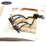 Bling bracelet For Apple Watch band 40mm 44mm 38mm 42mm Ladies Diamond stainless steel metal belt iWatch series 3 4 se 6 strap