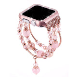 Metal Diamond Case+ band For Apple Watch Series 4 3 2 1 Bracelet Women Replacement watch strap for iWatch 38mm 42mm 40mm 44mm